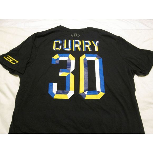 NEW Men's Size 2XL UNDER ARMOUR Steph Curry Basketball Top/Tee Black 1270972-001 - Picture 1 of 5